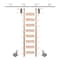 Meadow Lane Ladder 107 in. Pre-Finish Maple Satin Nickel Hook with 8 ft. Rail Kit EG.300-107MA-08.02-PF - alternate 1